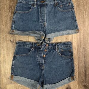 Forever 21 Dark Blue Jean Shorts